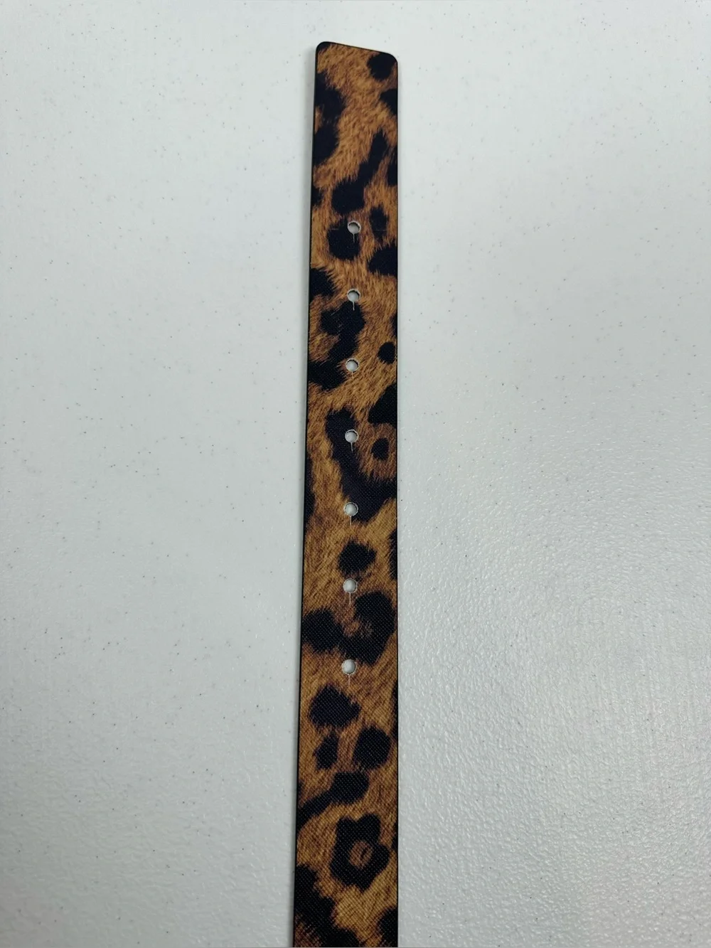 MICHAEL KORS WOMEN LEATHER BELT MK LOGO GOLD BUCKLE‎ CHEETAH LEOPARD PRINT Sz L